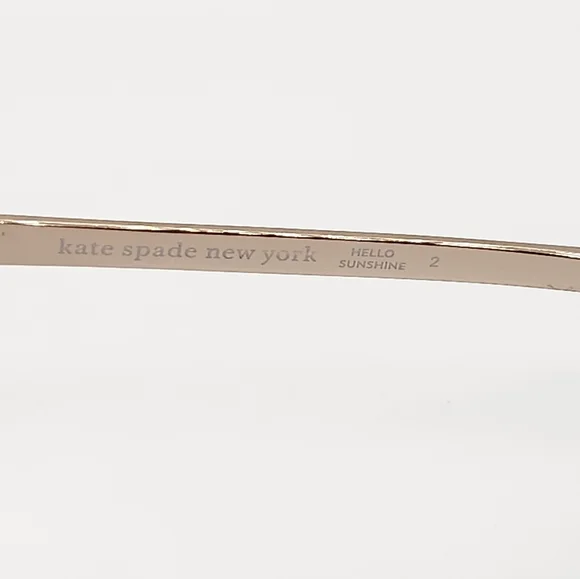 kate spade New York Genice Square Oversize Half-Rim Sunglasses NIB - Picture 8 of 8